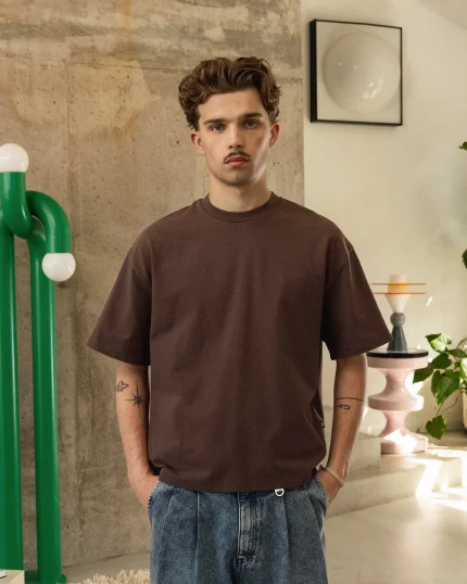 Core T shirt Brown (1)
