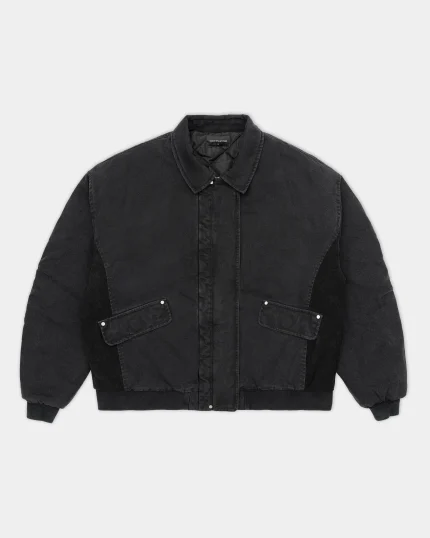 Magnetic Bomber Jacket Black