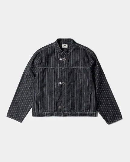 ONIGIRI Striped Denim Jacket Raw